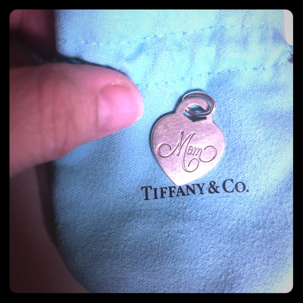 Authentic Tiffany and company mom heart pendant